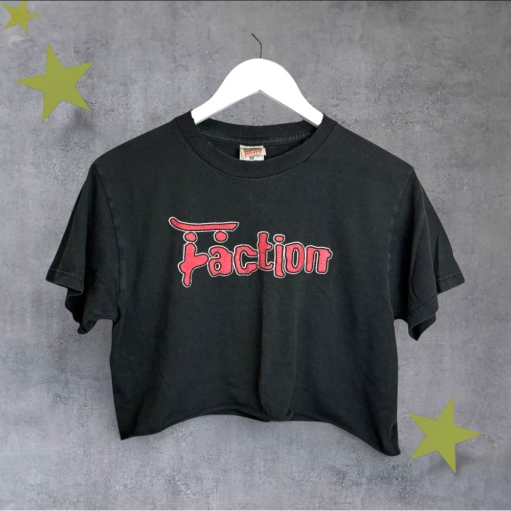 Faction‎ Black Crop Top
